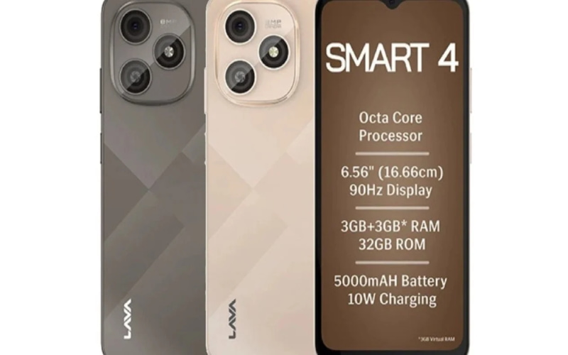 Lava Smart 4: Smartphone Murah Berlayar 90Hz dan Baterai Jumbo