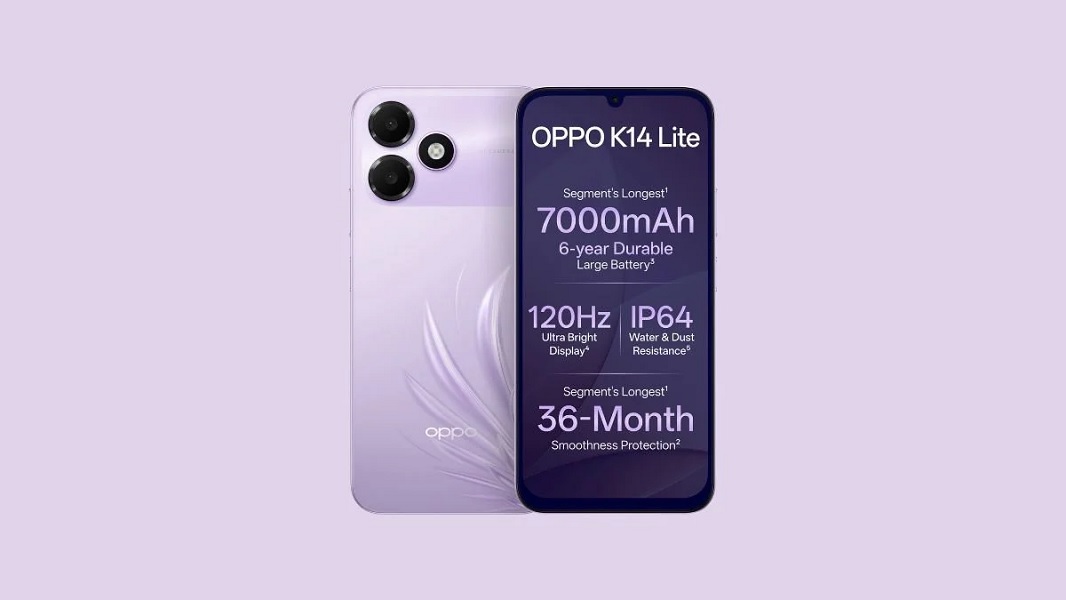 OPPO K14 Lite 4G Resmi Meluncur, Baterai Jumbo dan Layar Mulus di Kelas Entry-Level