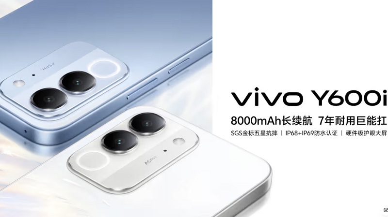 Vivo Y600i Resmi Hadir dengan Baterai 8.000 mAh dan Snapdragon 4 Gen 2