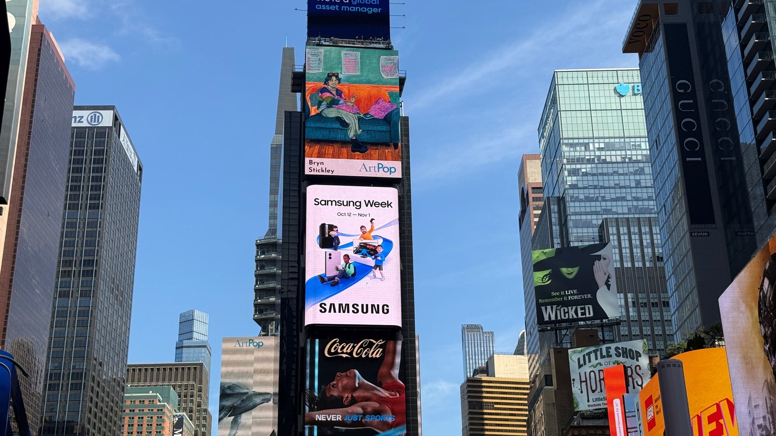 Samsung Week 2026 di Times Square