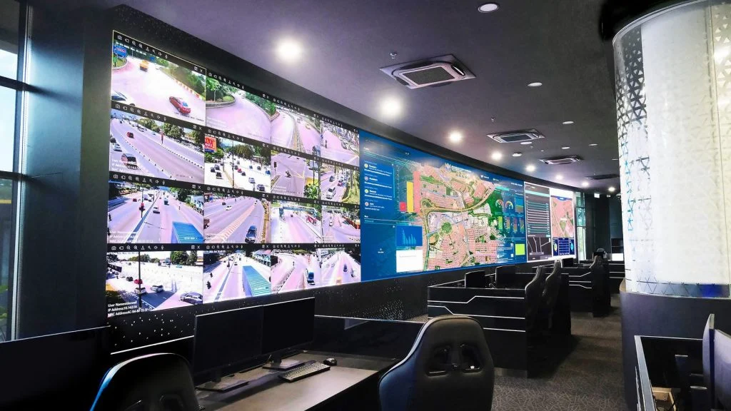 Samsung The Wall di ruang kontrol