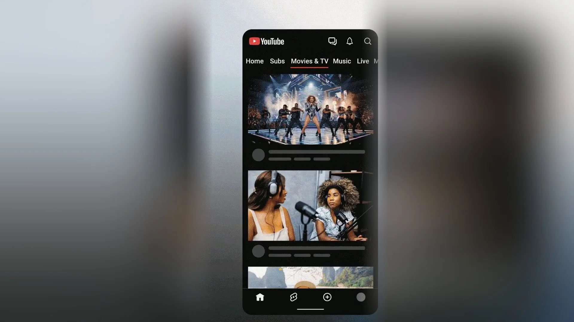 YouTube Pindahkan Subs ke Bar Atas Home, Custom Feeds Mulai Digulirkan